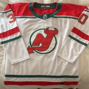 New Jersey Devils Martin Brodeur Official White Adidas Authentic (Adult)